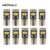 10pcs หลอดไฟ T10 LED W5W canbus 194 501 6 SMD 3030 LED สําหรับติดตกแต่งภายในรถยนต์ 12V 6000K