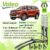 no.1 from France ใบปัดน้ำฝน คู่หน้า VALEO MultiConnection ก้านอ่อน ขนาด 16+24 A4 สำหรับรถ FORD EVEREST ปี 2012-2021