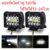 เเพค 2 ชิ้น LED SPOT BEAM US 200W ไฟสปอร์ตไลท์รถยนต์ ไฟหน้ารถ ไฟท้าย 12V เเสงขาว