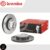 BREMBO จานเบรคหน้า BMW 3 Series E36 E46 (318i 323i), Z3 E36 (2.0 2.2 2.8) (HC) / 09 5390 31 / ราคา 1ใบ